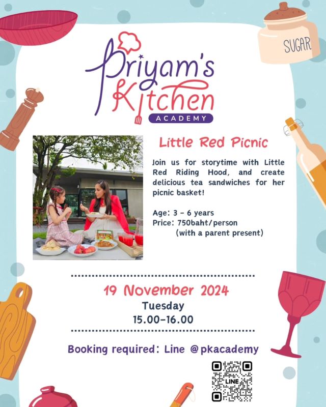 Priyam's Kitchen for Kids - Mini Chocolate Croissants & Little Red Riding Hood Picnic