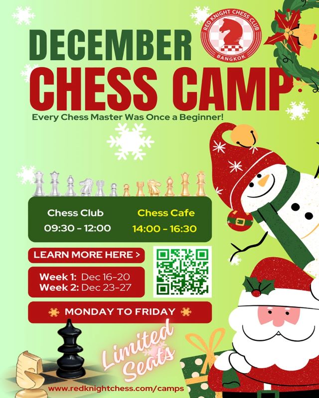 Red Knight Chess - December Chess Camp