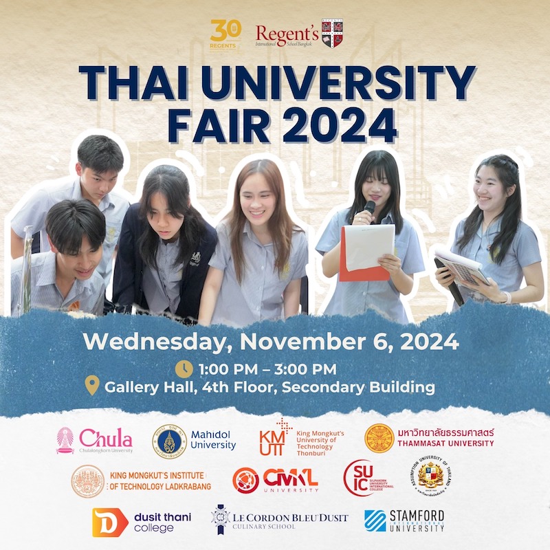 Regent's International School Bangkok - Thai University Fair 2024