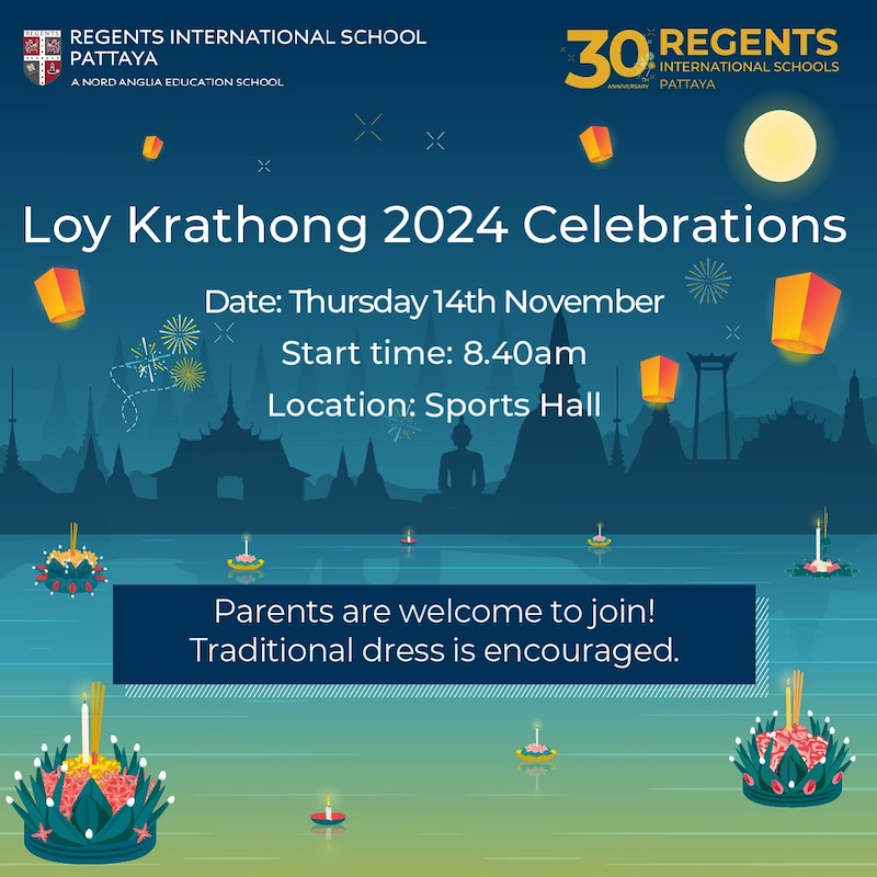 Regents International School Pattaya - Loy Krathong 2024