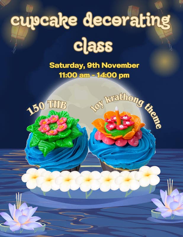 Sweet Poppy - Kids’ Cupcake Loy Krathong Theme