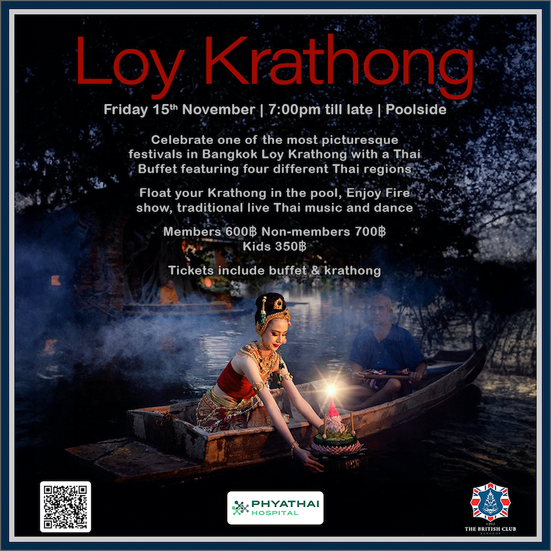 The British Club Bangkok - Loy Krathong