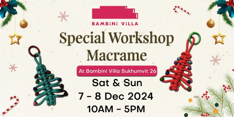 Bambini Villa - Macrame Rope Workshop