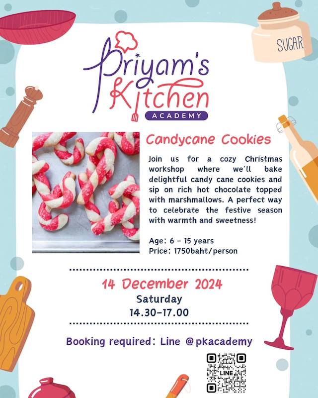 Priyam’s Kitchen for Kids - Candy Cane Cookies