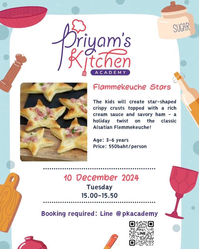 Priyam's Kitchen for Kids - Flemmekueche Stars