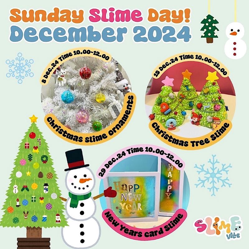 Slimeville.th - Sunday Slime Day Christmas is Coming