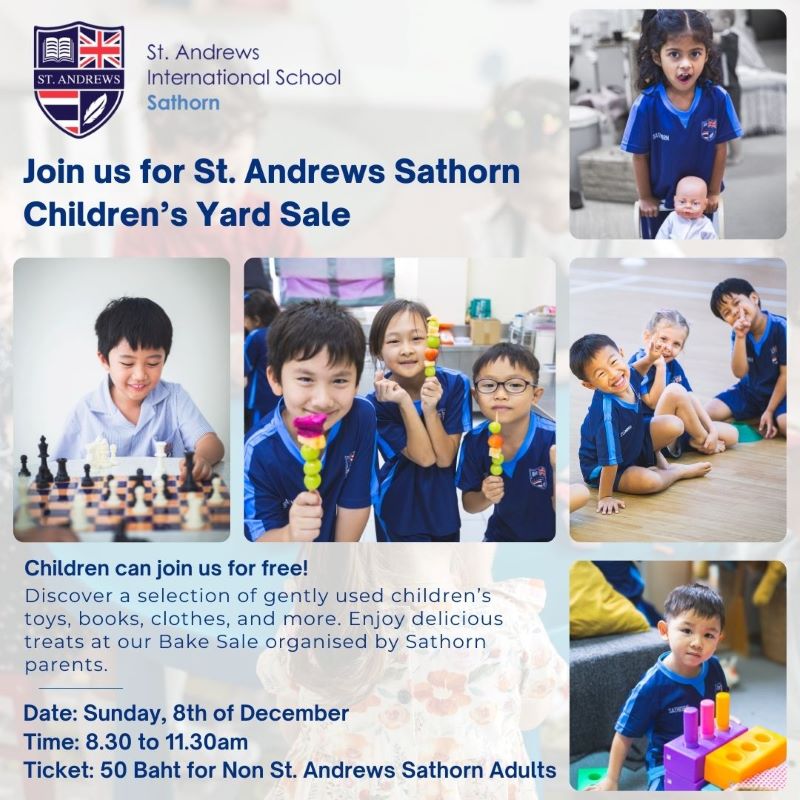 St. Andrews International School, Sathorn - Children’s Yard Sale