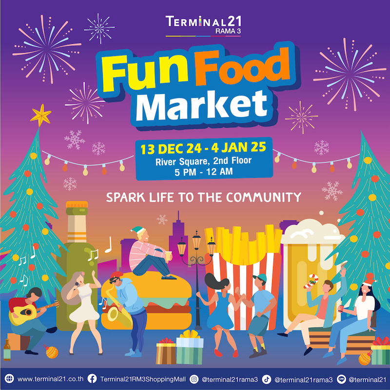 Terminal21 Rama3 Shopping Mall - Fun Food Market