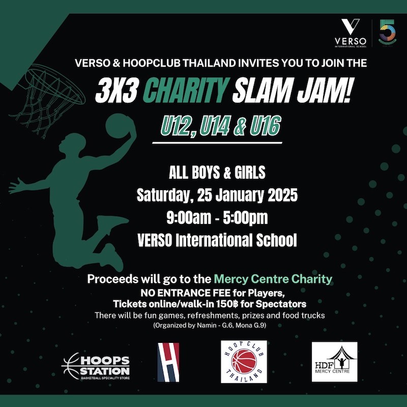 VERSO International School - 3x3 Charity Slam Jam Basketball Tournament