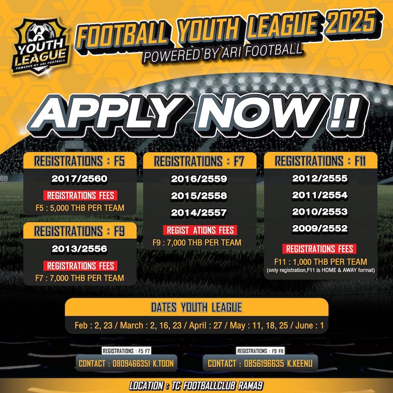 Bangkok FC Academy - Bangkok's PREMIER youth league