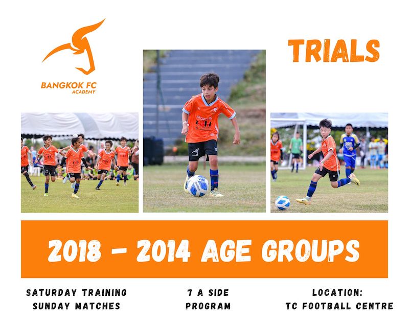 Bangkok FC Academy - TRIALS