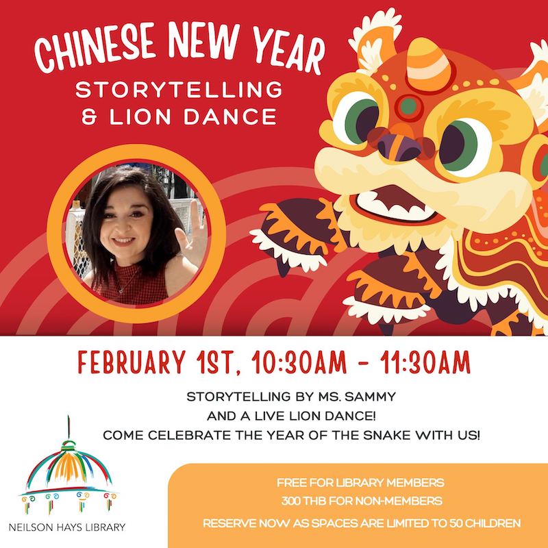 Neilson Hays Library - CHINESE NEW YEAR CELEBRATION & STORYTELLING