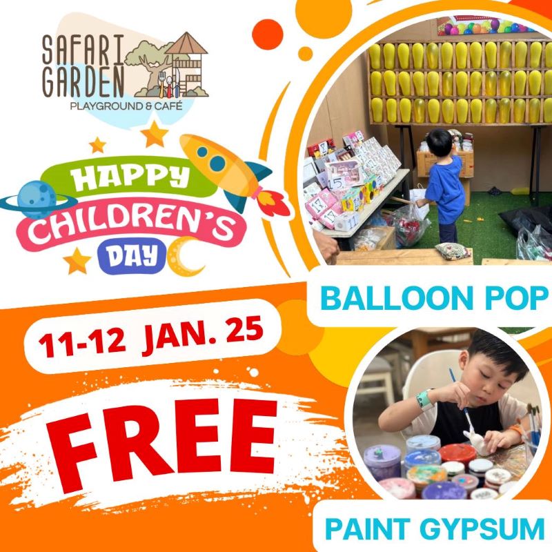 Safari Garden Playground & Cafe - Happy Children's Day