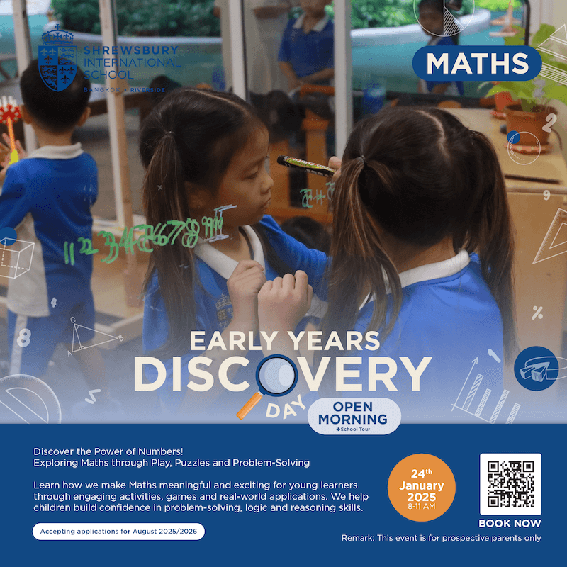 Shrewsbury International School Bangkok Riverside - Early Year Discovery Day