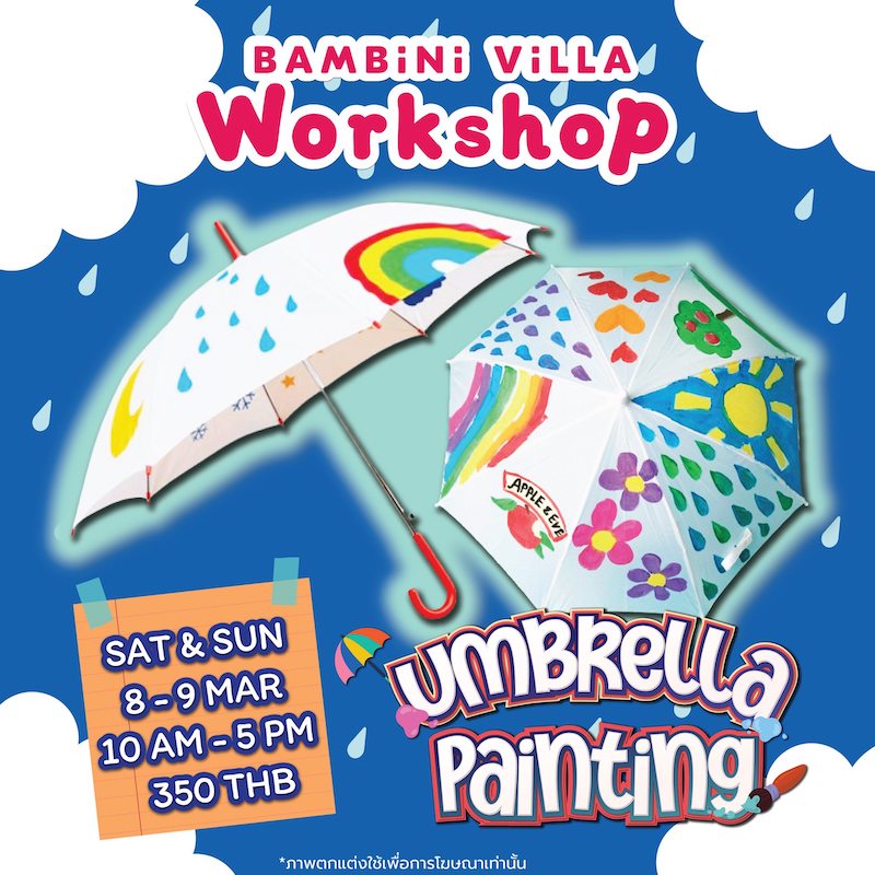 Bambini Villa - Umbrella Painting